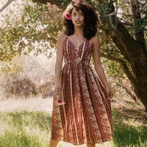 Christy Dawn The Lincoln Dress Petites - Blooming Garden sz M worn 1x